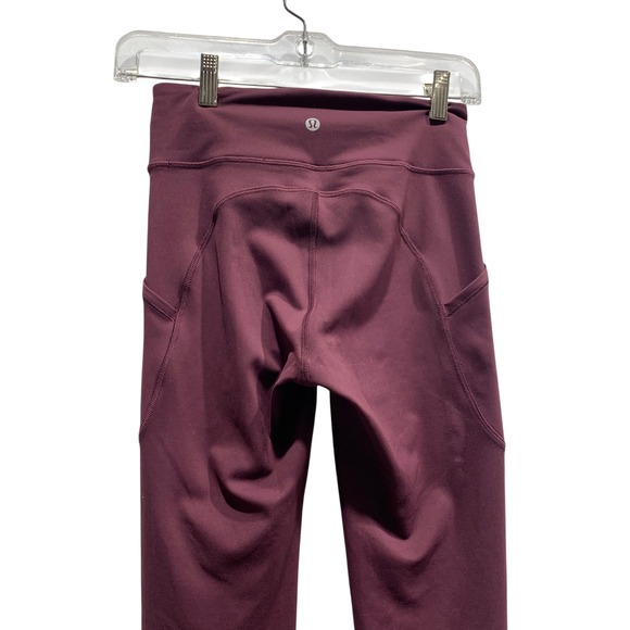 Lululemon Invigorate High-Rise Tight 25" Cassis SZ 4 - Picture 6 of 9